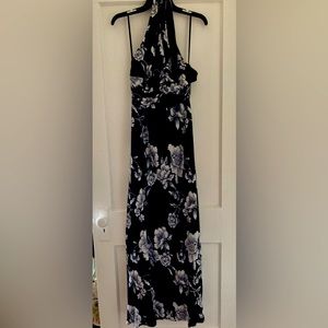 White House Black Market Halter Style Maxi Dress